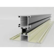 Aluminium-Extrusion Schrank Tür-Profil für Schlafzimmer-Möbel Aluminium-Extrusionsprofil mit Biegen &amp; Metallverarbeitung